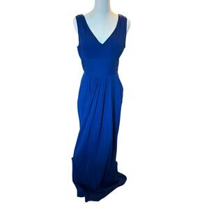 Edme & Esyllte by Anthropologie blue sleeveless maxi dress size 4